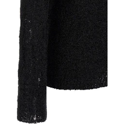Black Wool Cardigan