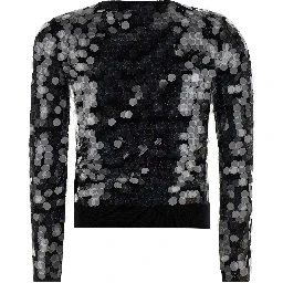 Black Virgin Wool Cardigan