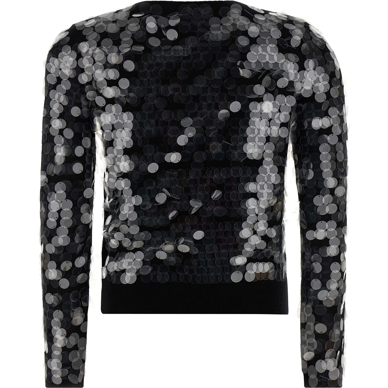 Black Virgin Wool Cardigan
