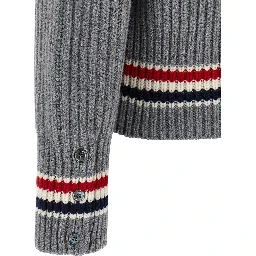Gray Cashmere Cardigan