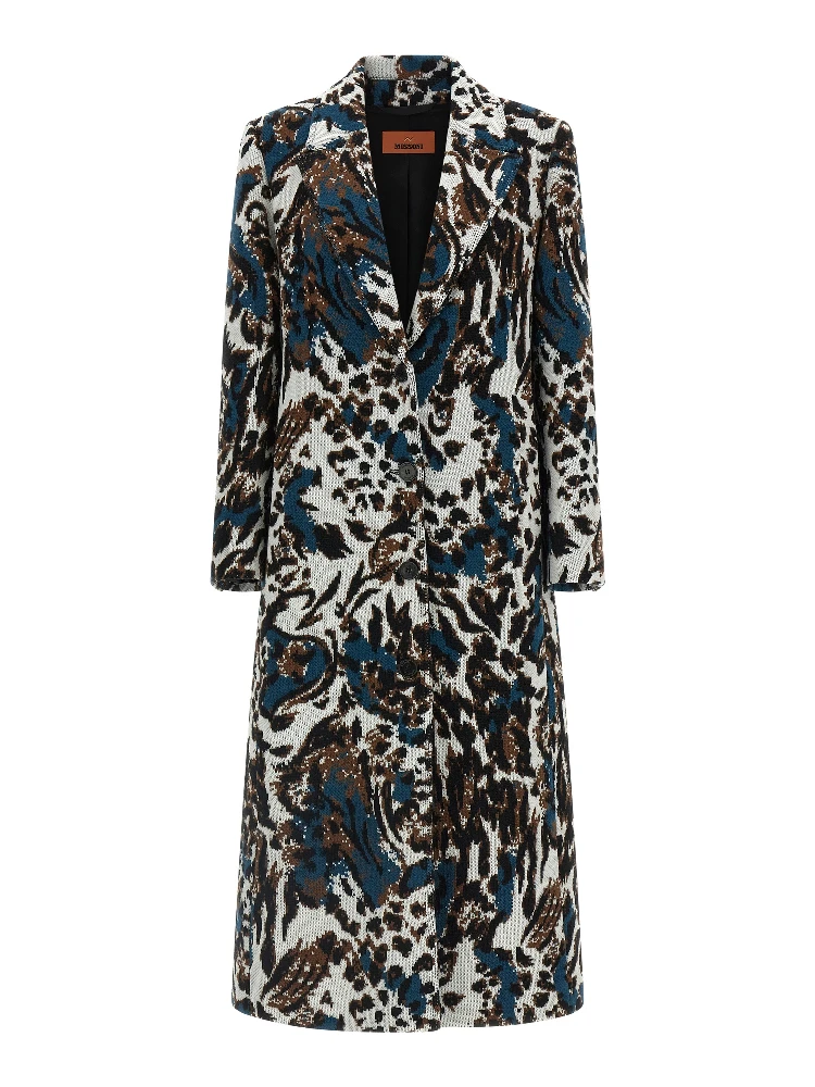 Multicolor Wool Coat