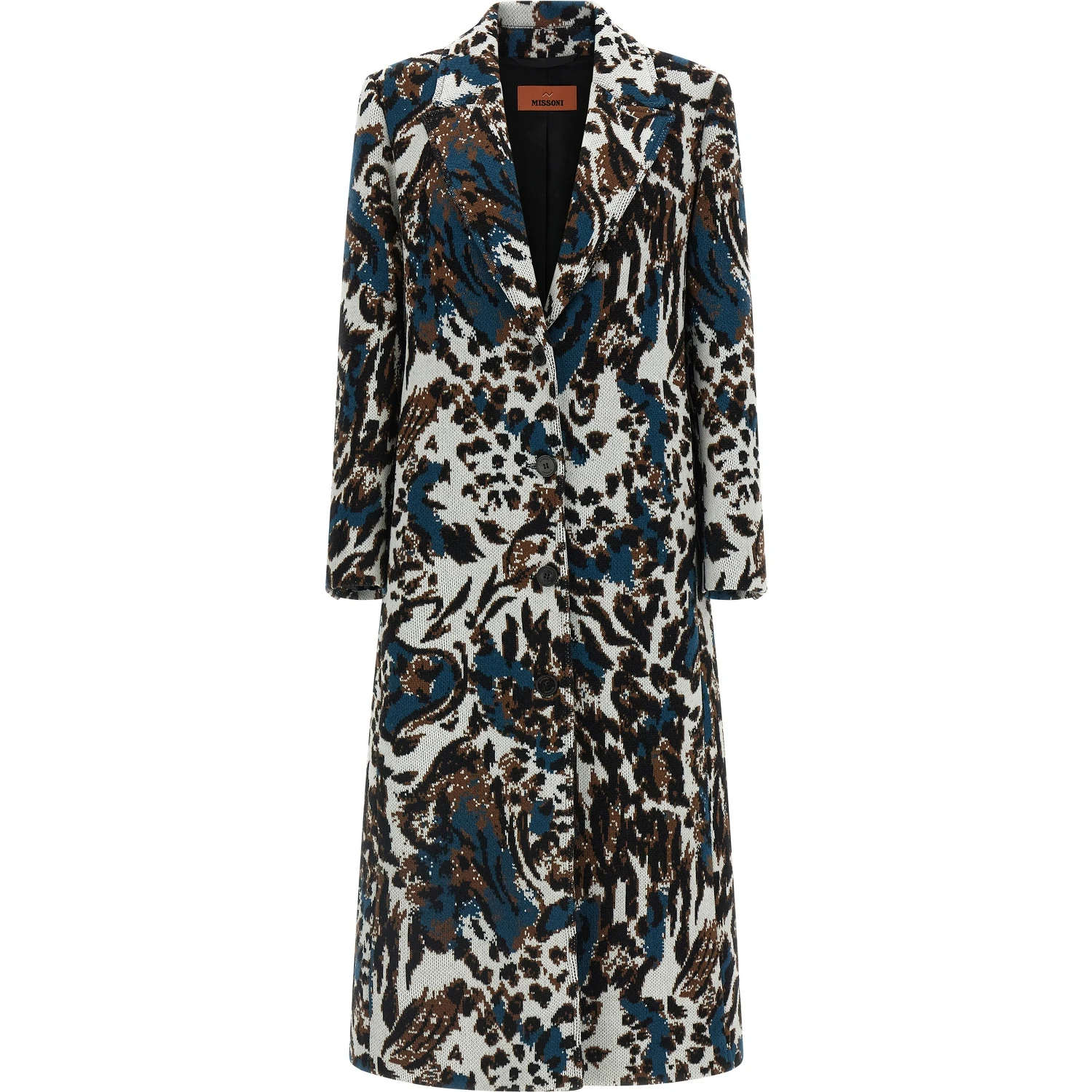 Multicolor Wool Coat