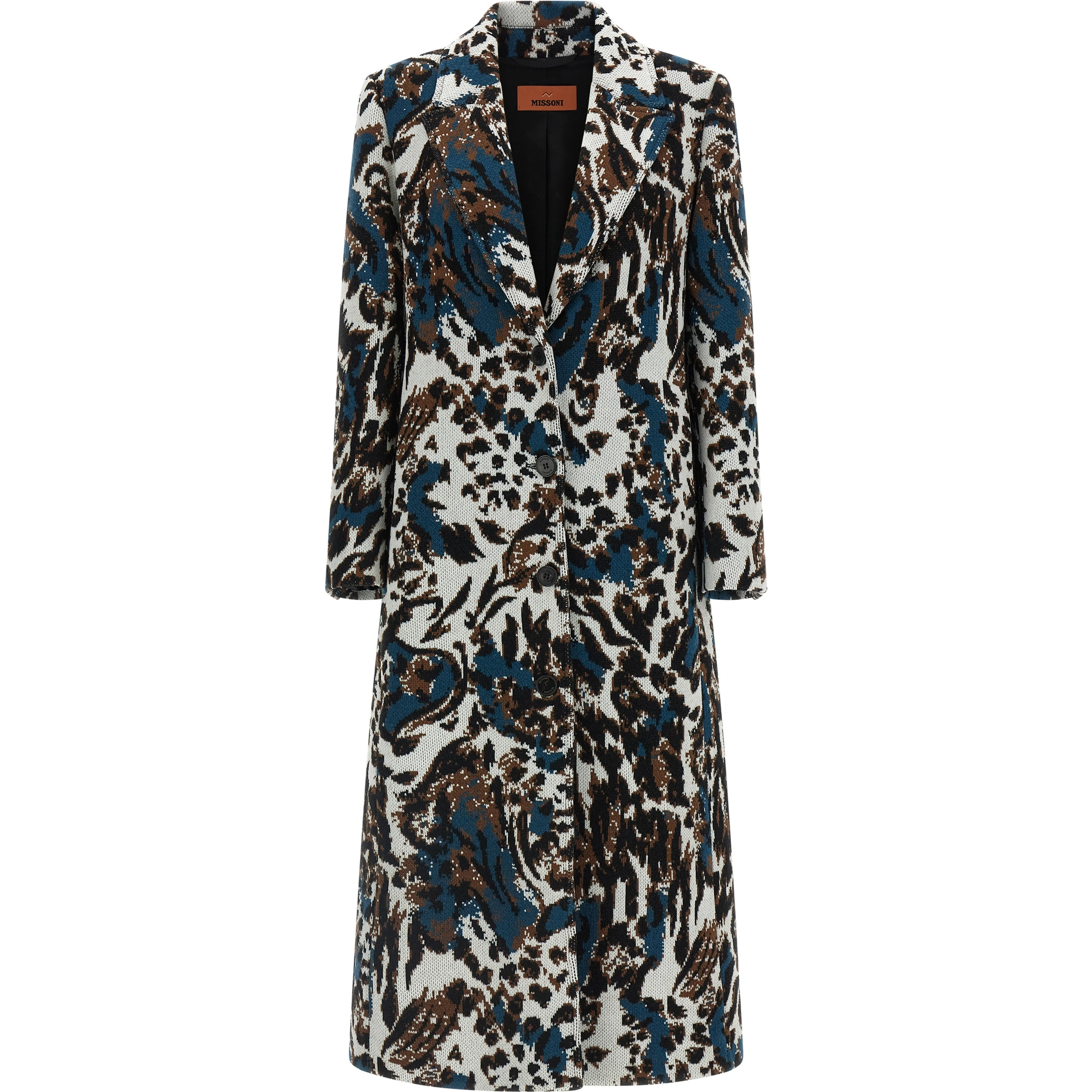 Multicolor Wool Coat