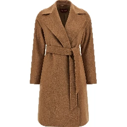 Brown Virgin Wool Coat