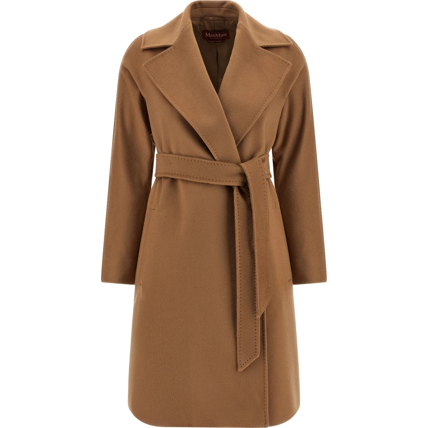Brown Virgin Wool Coat