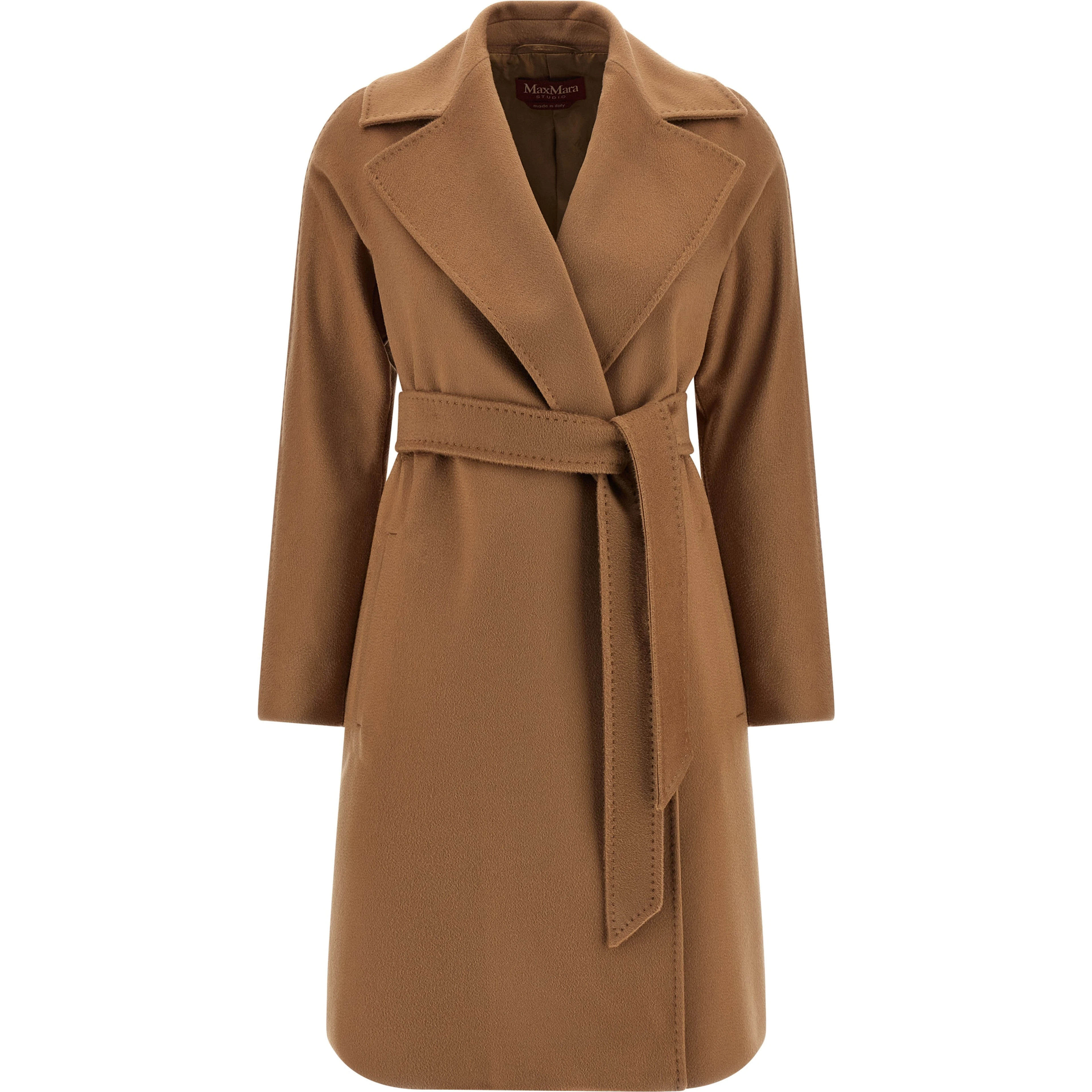 Brown Virgin Wool Coat