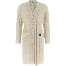 White Cashmere Cardigan