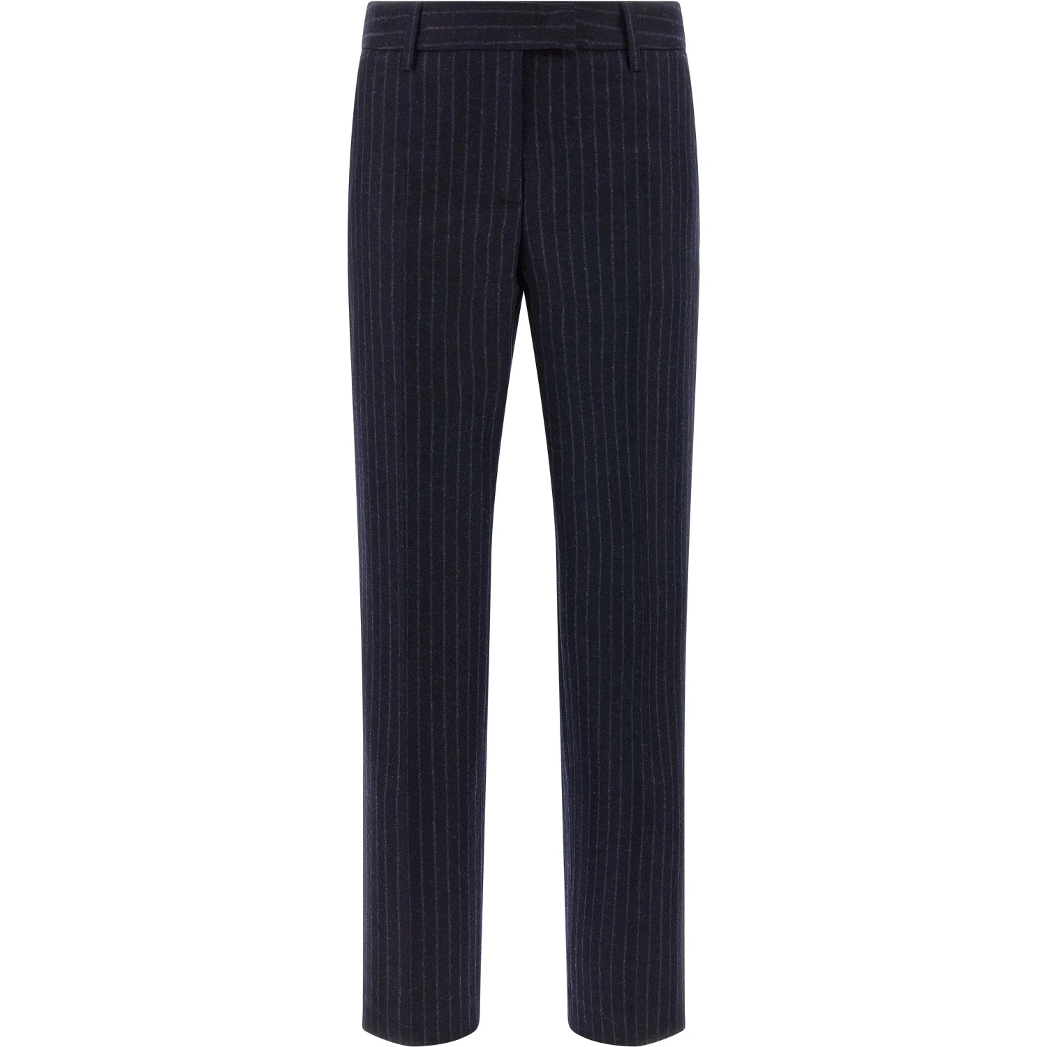 Blue Virgin Wool Dress Pants