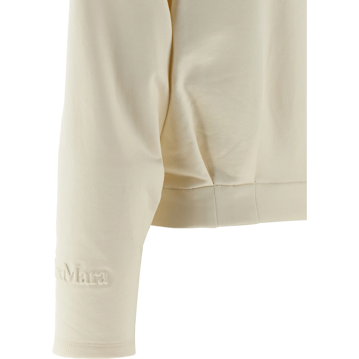White Silk Sweatshirt