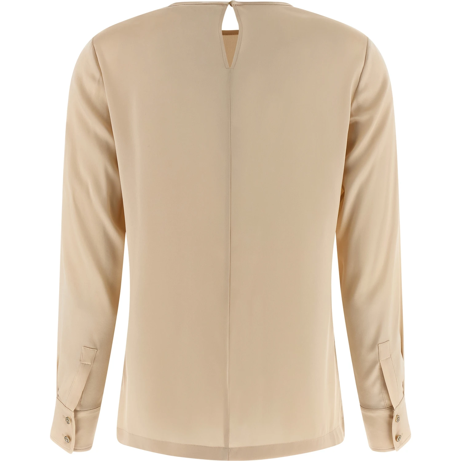 Beige Silk Blouse