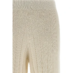 White Cashmere Joggers (Workout Pants)