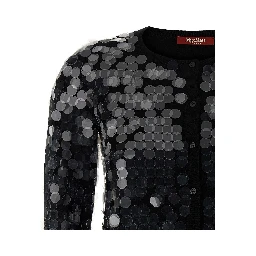 Black Virgin Wool Cardigan