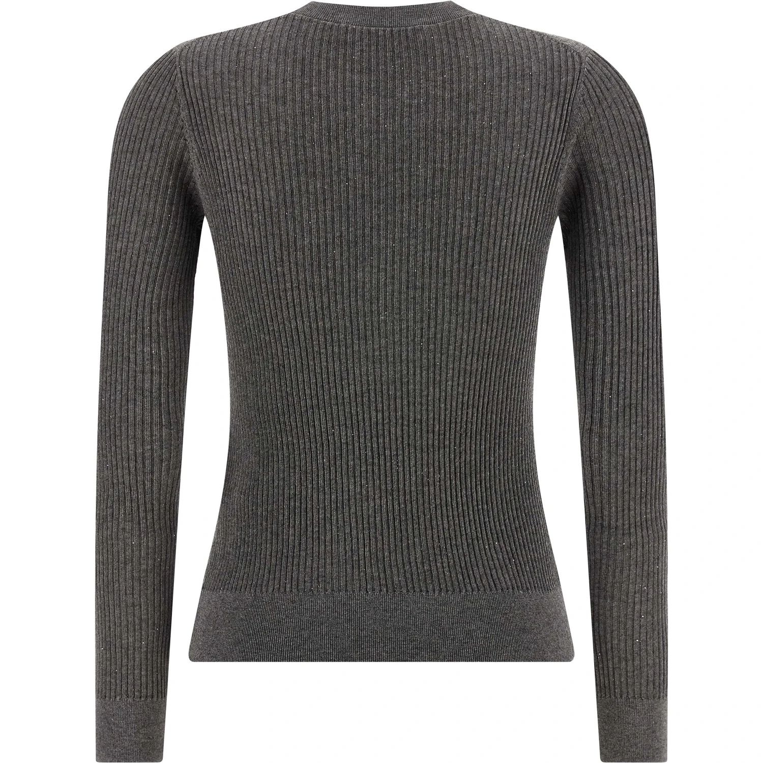Gray Silk Cardigan