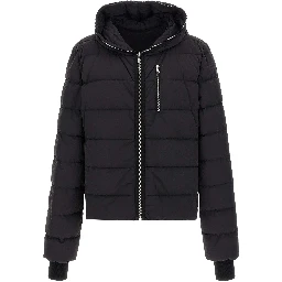 Black Nylon Full-Length Jacket