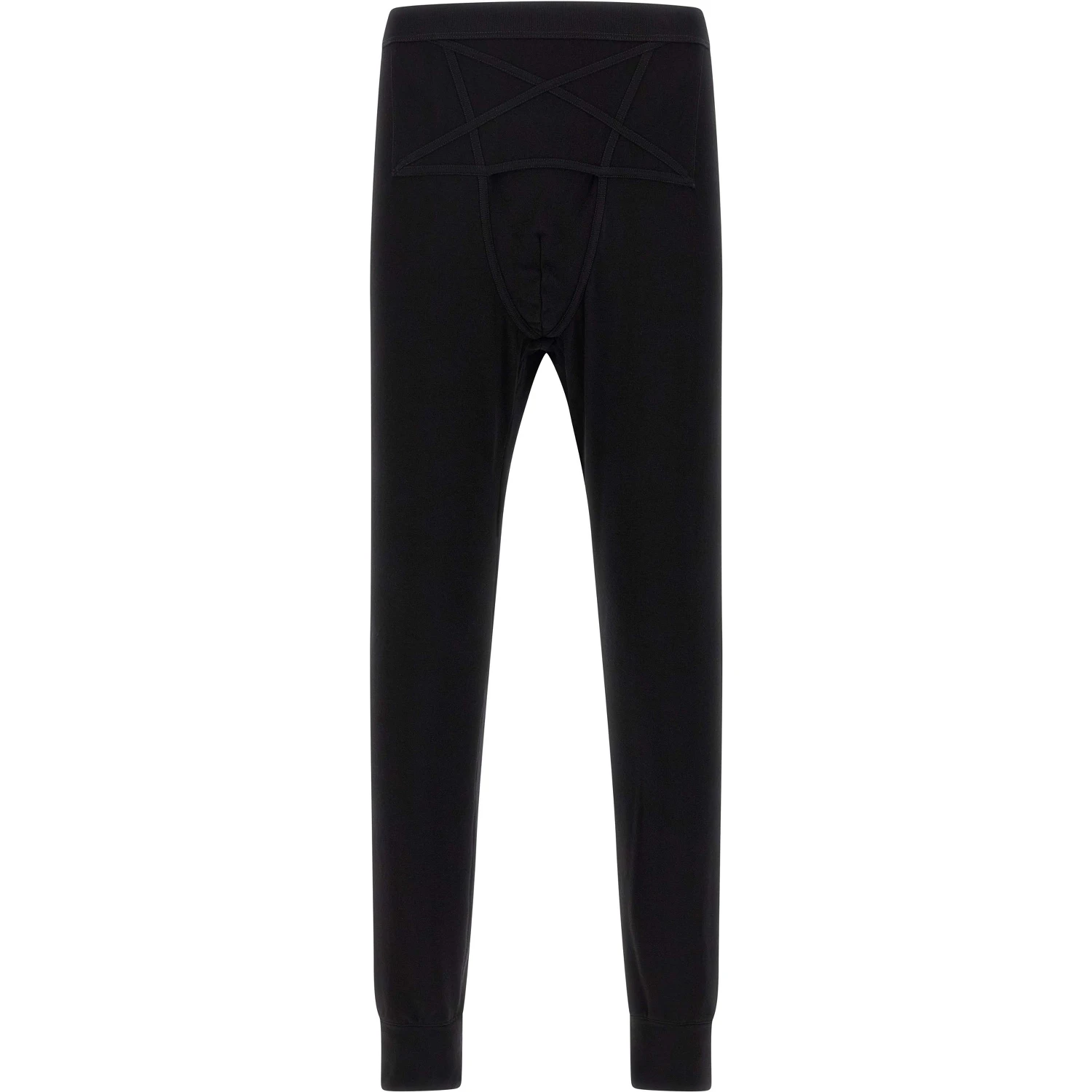 Black Wool Leggings
