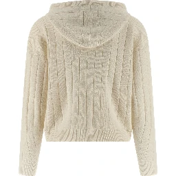 White Cashmere Cardigan