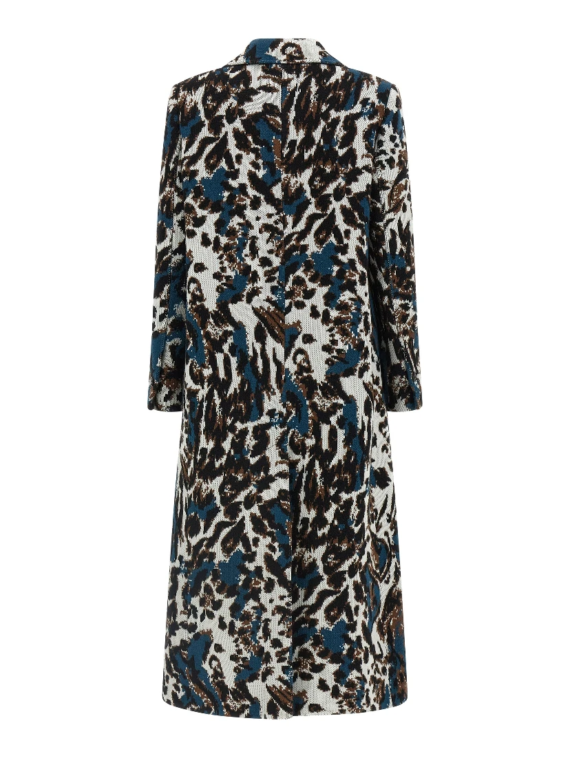 Multicolor Wool Coat