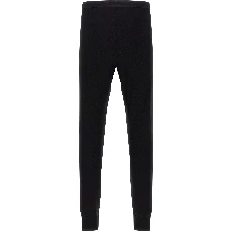 Black Wool Leggings