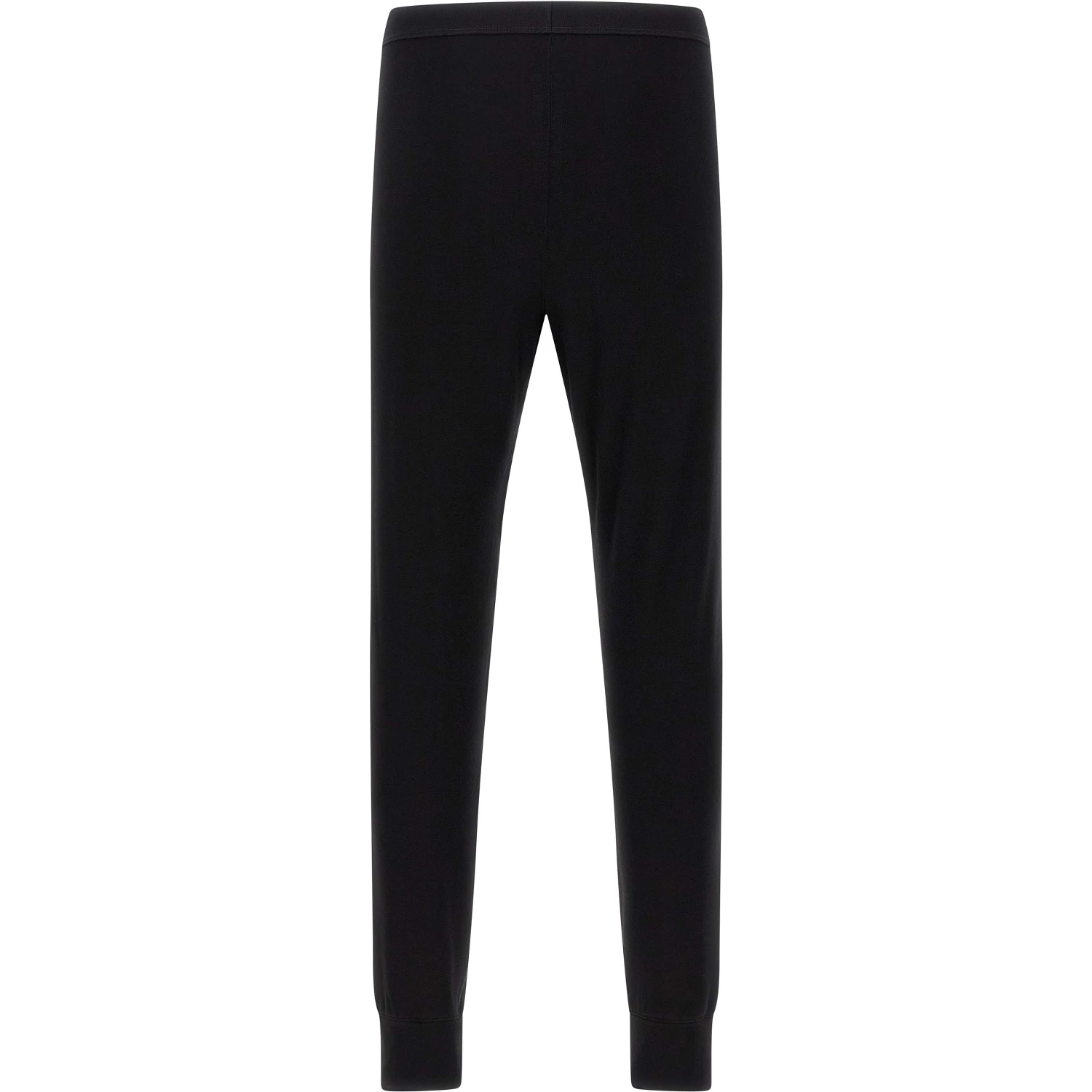 Black Wool Leggings