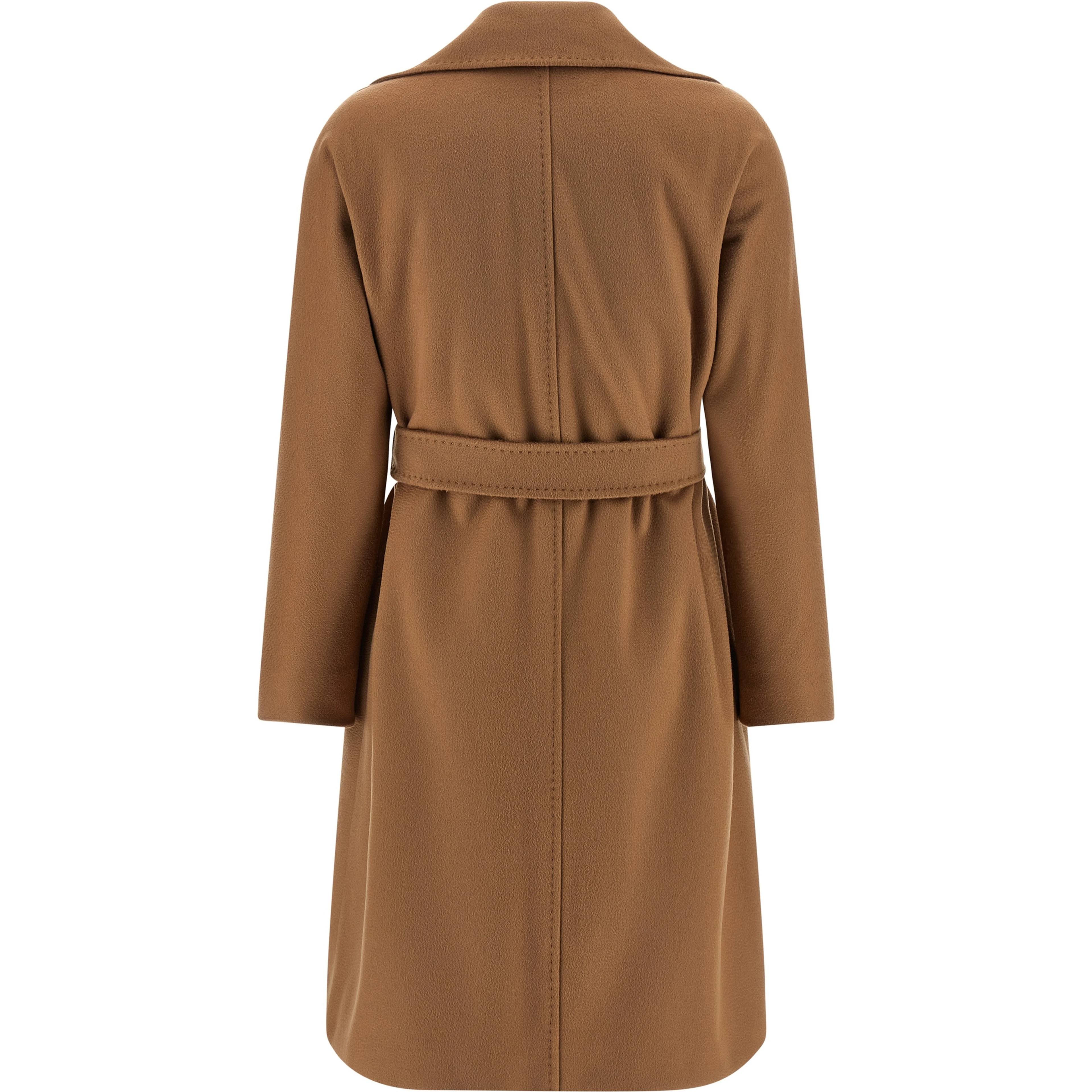 Brown Virgin Wool Coat