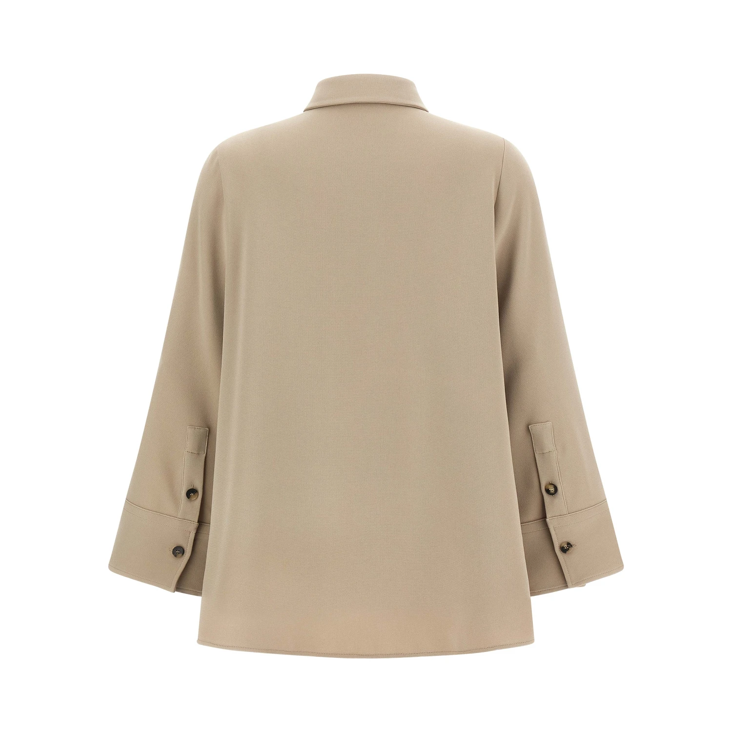 Beige Triacetate Blouse
