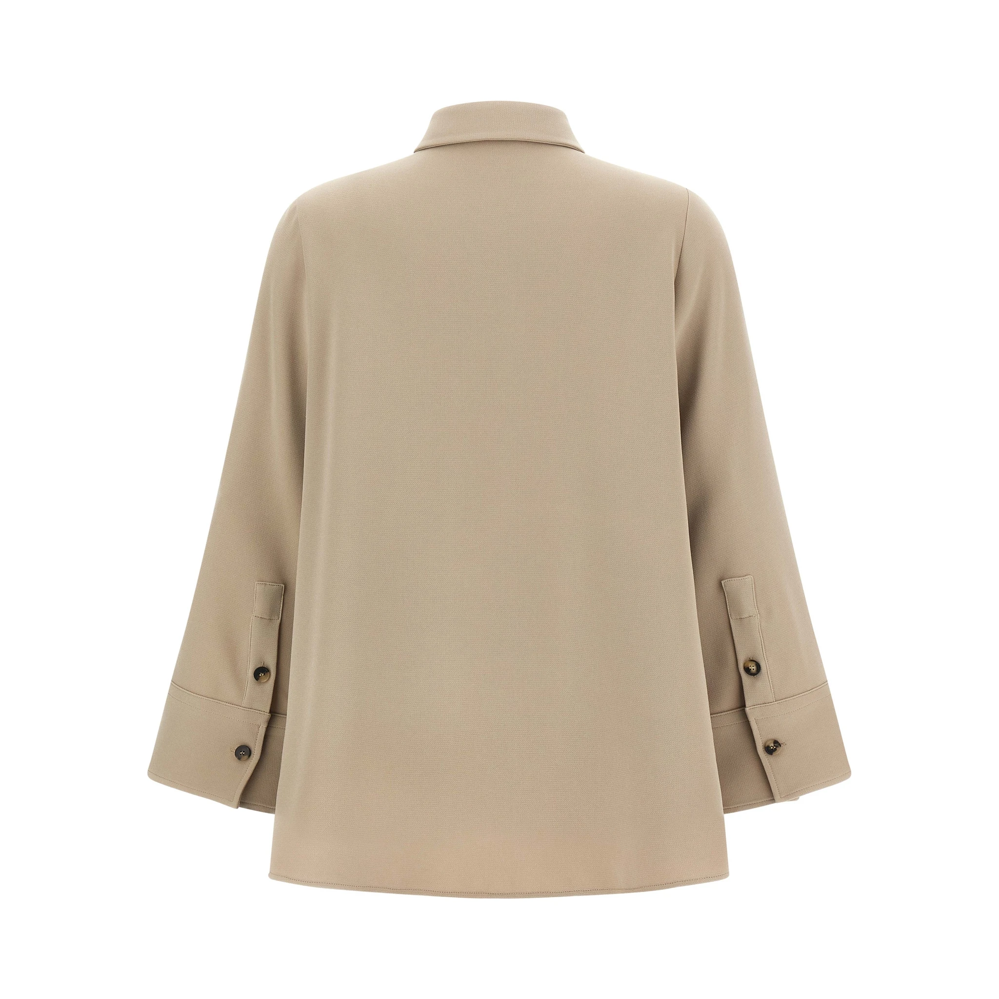 Beige Triacetate Blouse