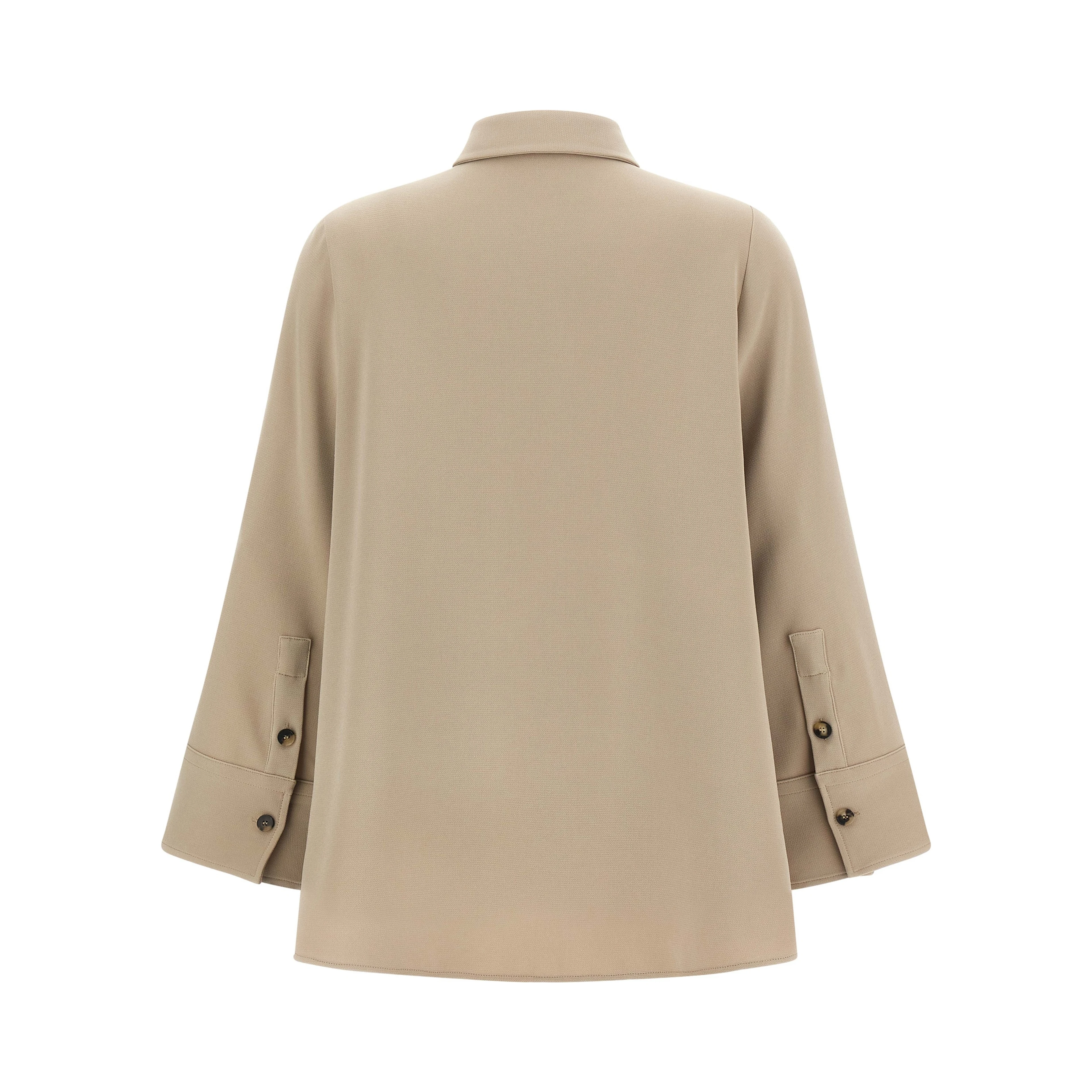 Beige Triacetate Blouse