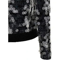 Black Virgin Wool Cardigan