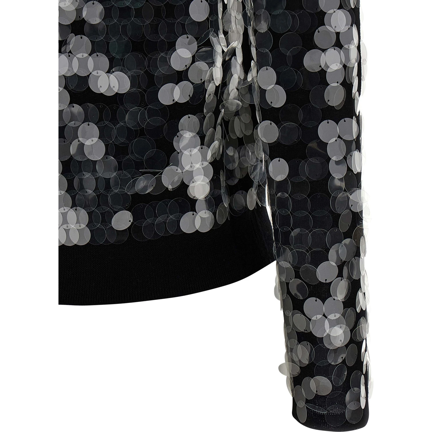 Black Virgin Wool Cardigan