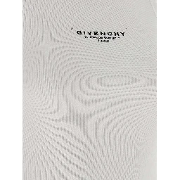 White Cotton Sleeveles T-Shirt