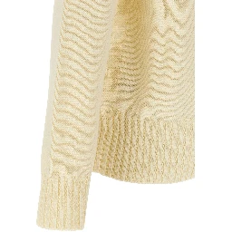 Beige Cotton Cardigan