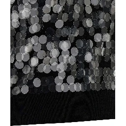Black Virgin Wool Cardigan