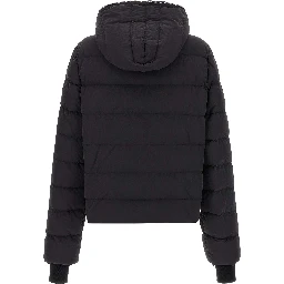 Black Nylon Full-Length Jacket