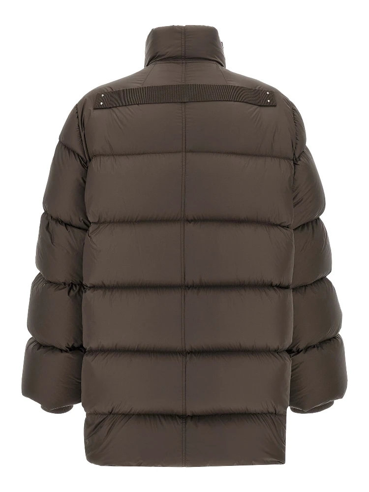Brown Nylon Full-Length Jacket alternative