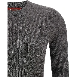 Gray Silk Cardigan