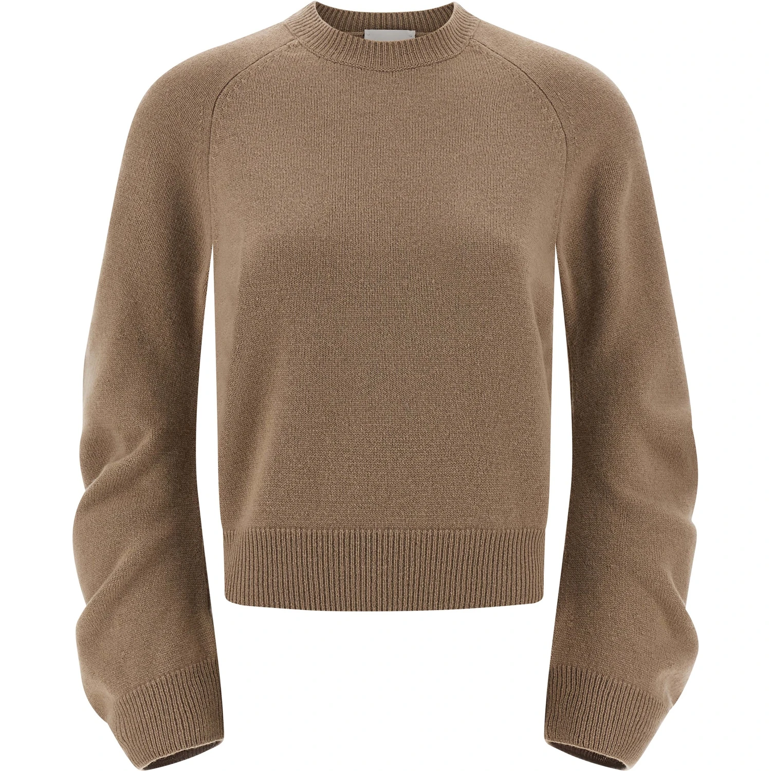 Beige Virgin Wool Cardigan