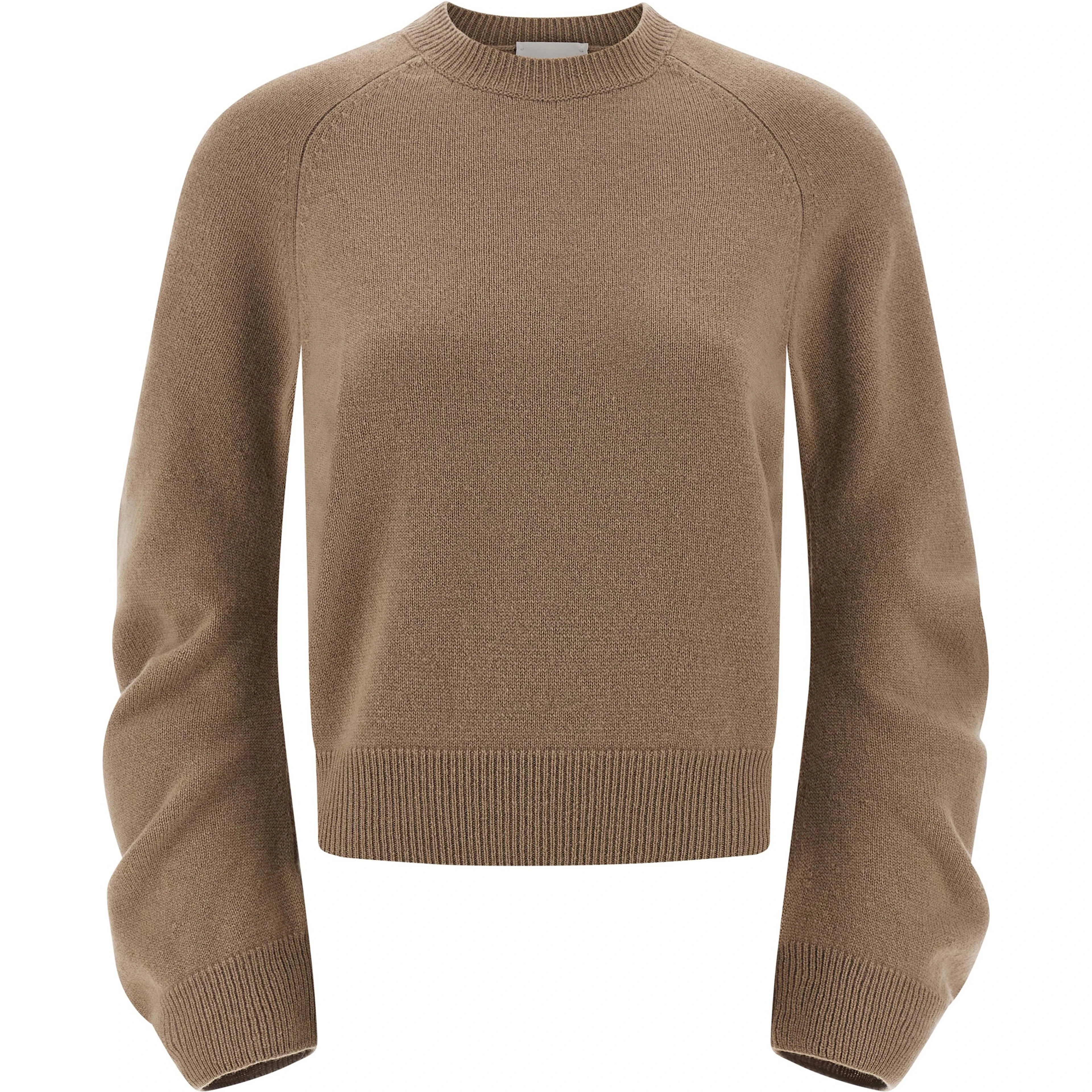 Beige Virgin Wool Cardigan