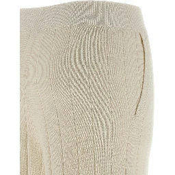 White Cashmere Joggers (Workout Pants)