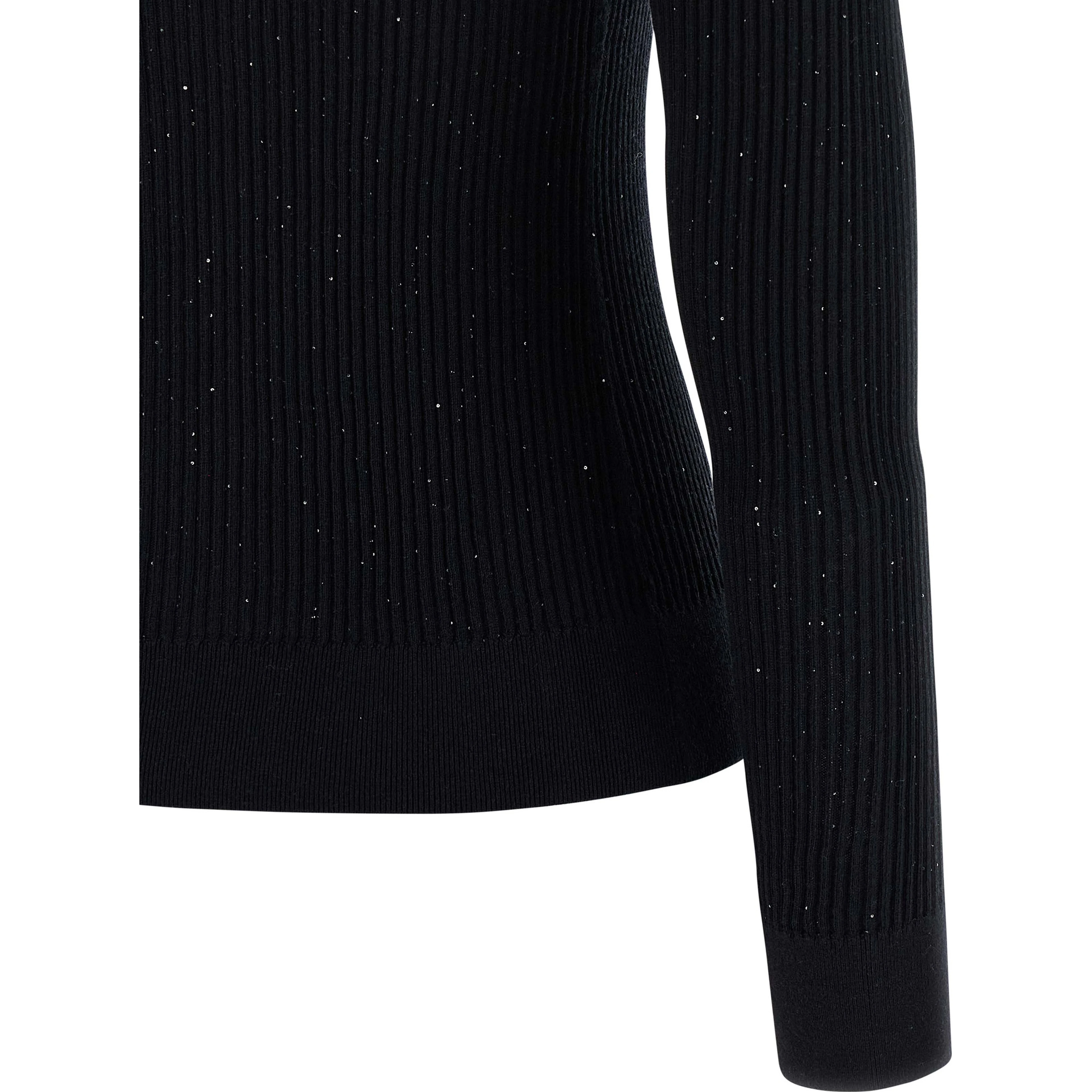 Black Silk Cardigan