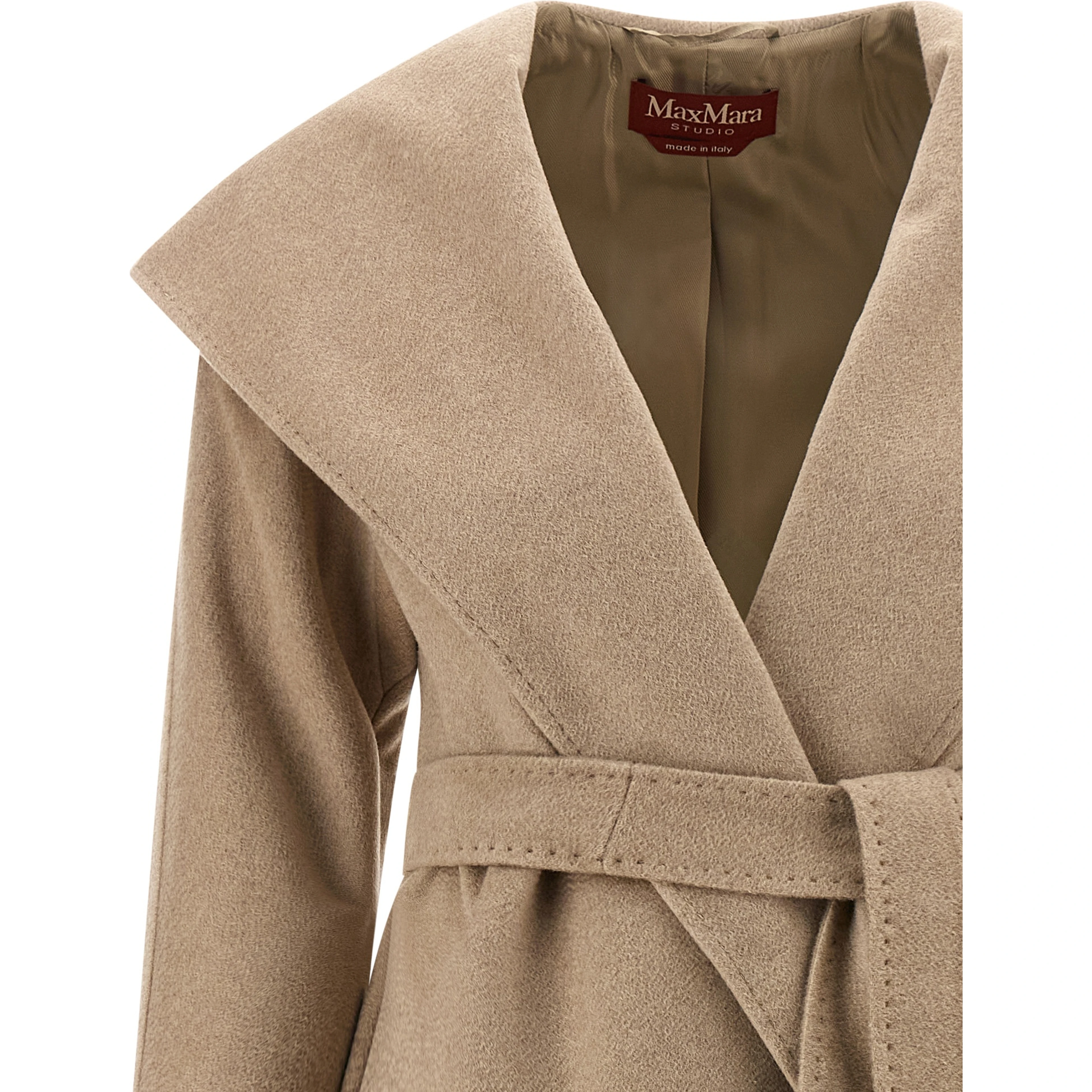 Beige Cashmere Coat