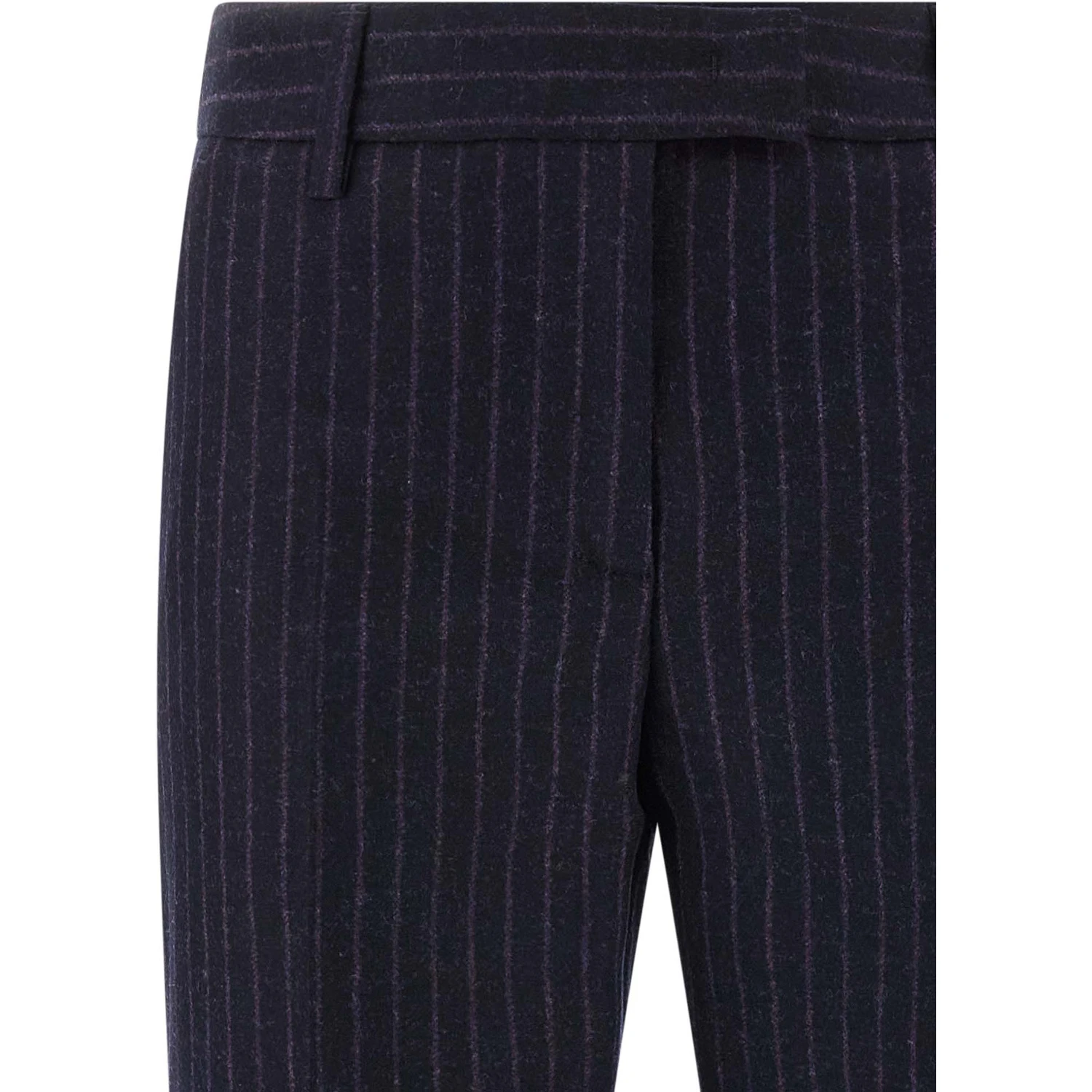 Blue Virgin Wool Dress Pants
