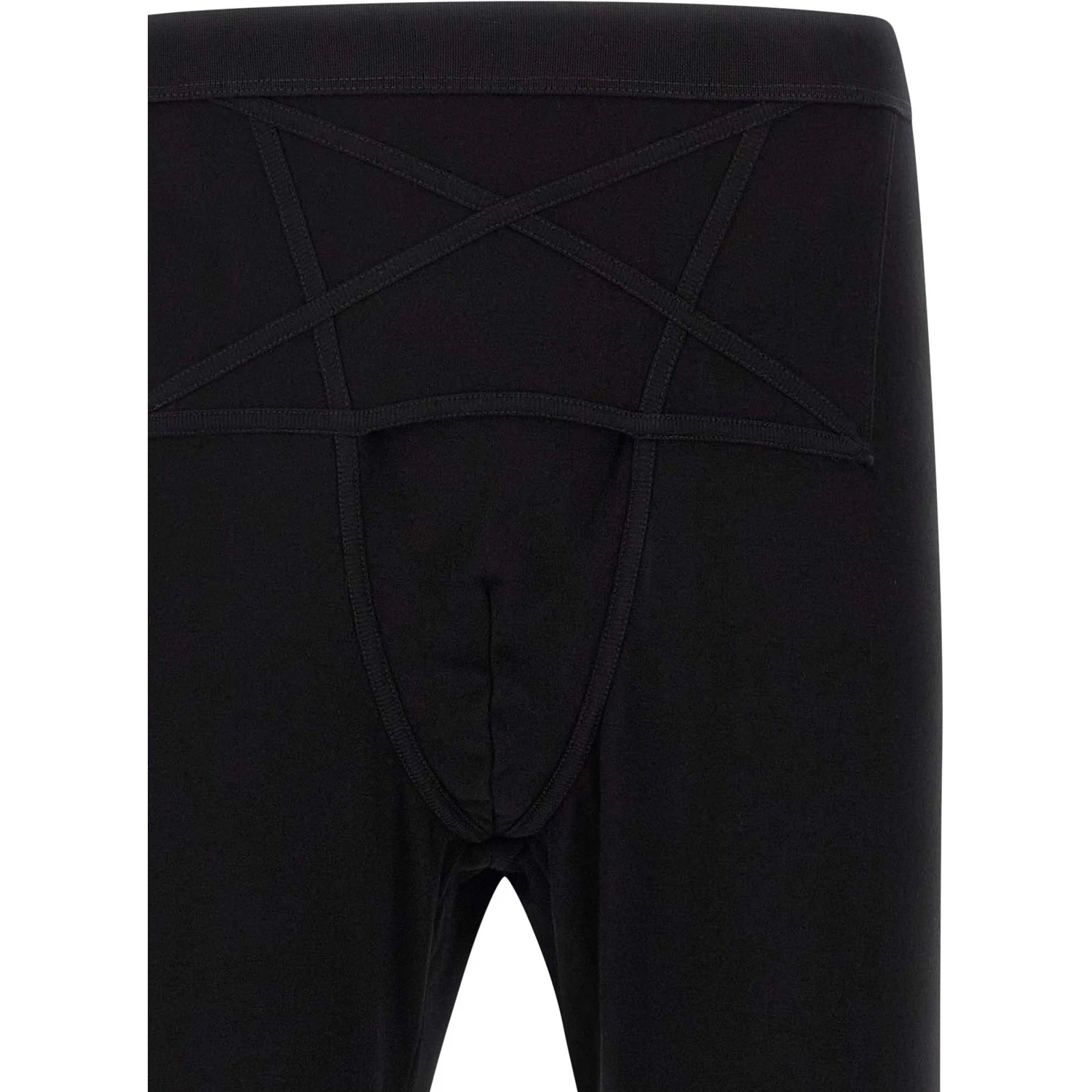 Black Wool Leggings