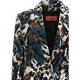 Multicolor Wool Coat