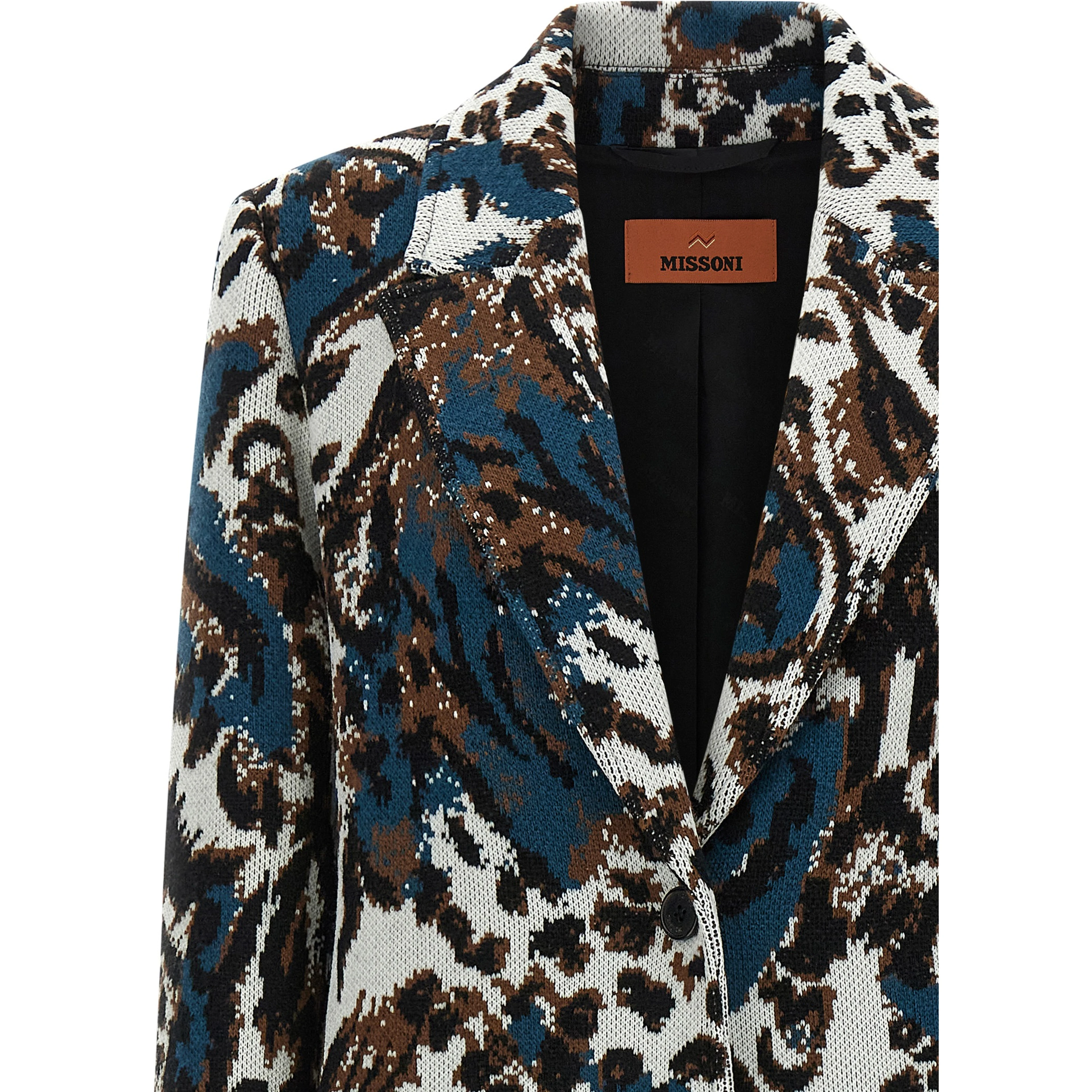 Multicolor Wool Coat
