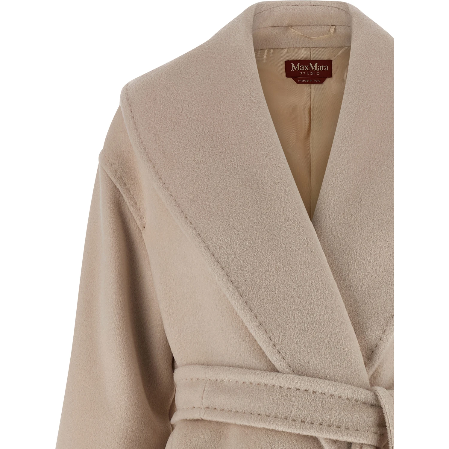 Beige Wool Coat