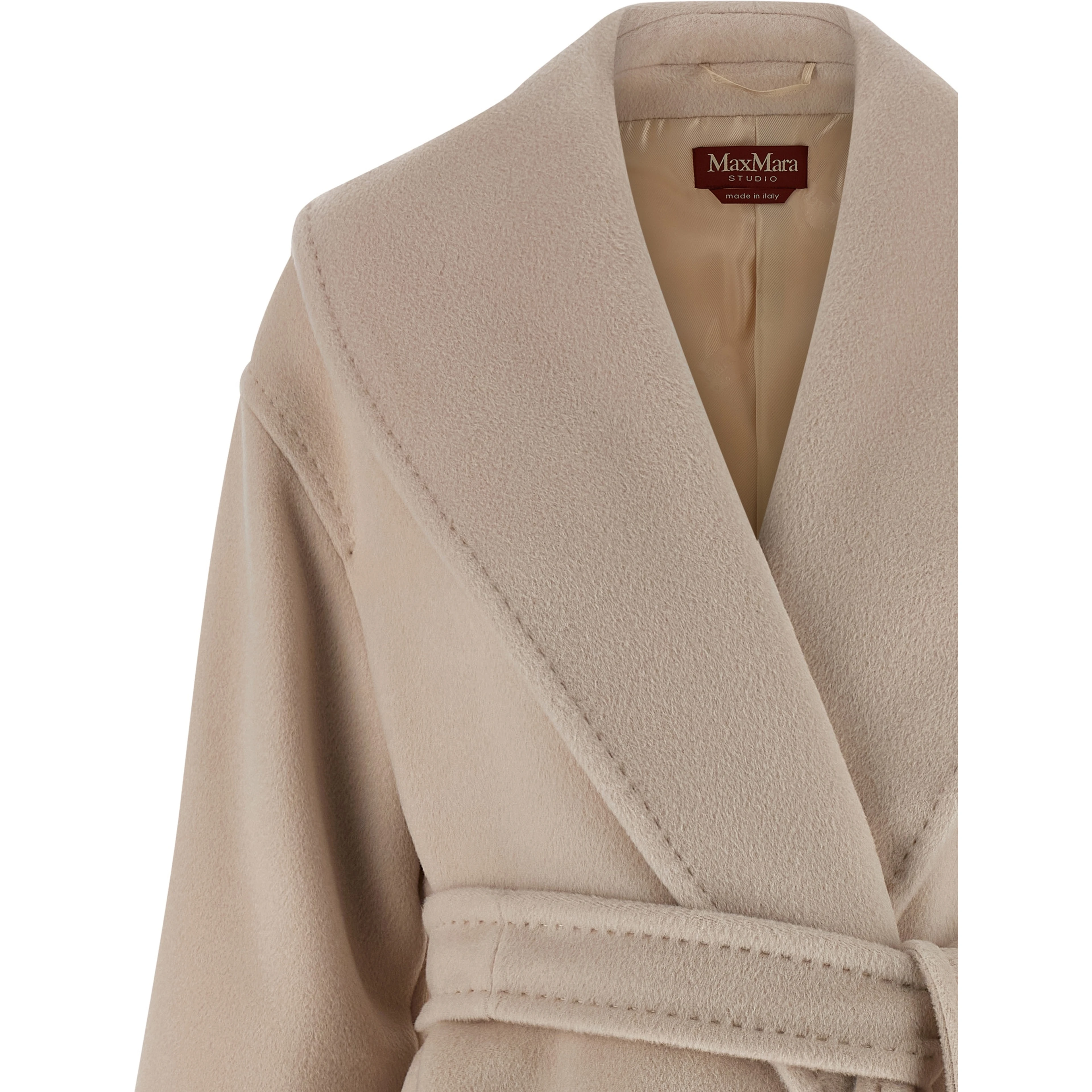 Beige Wool Coat