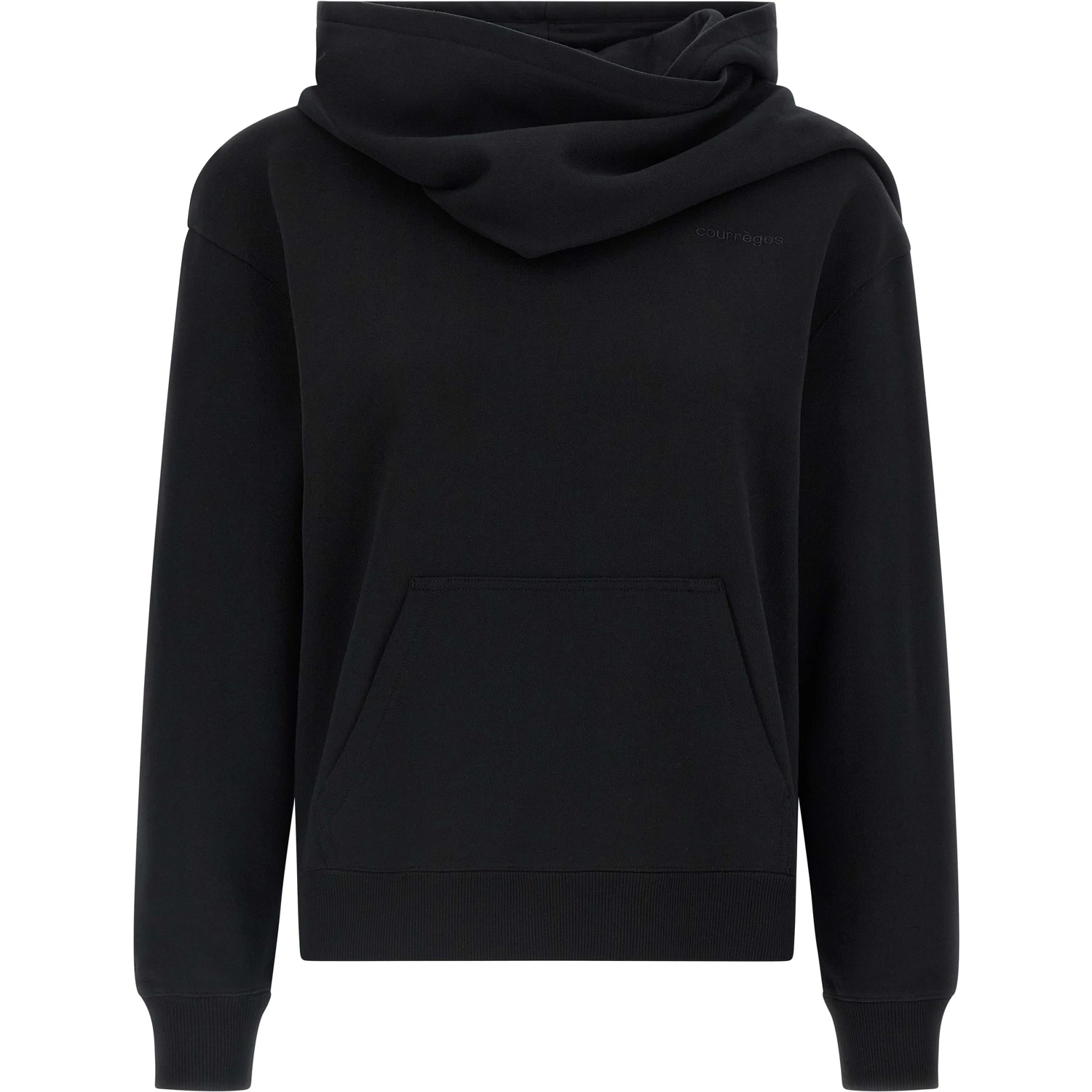 Black Cotton Sweatshirt
