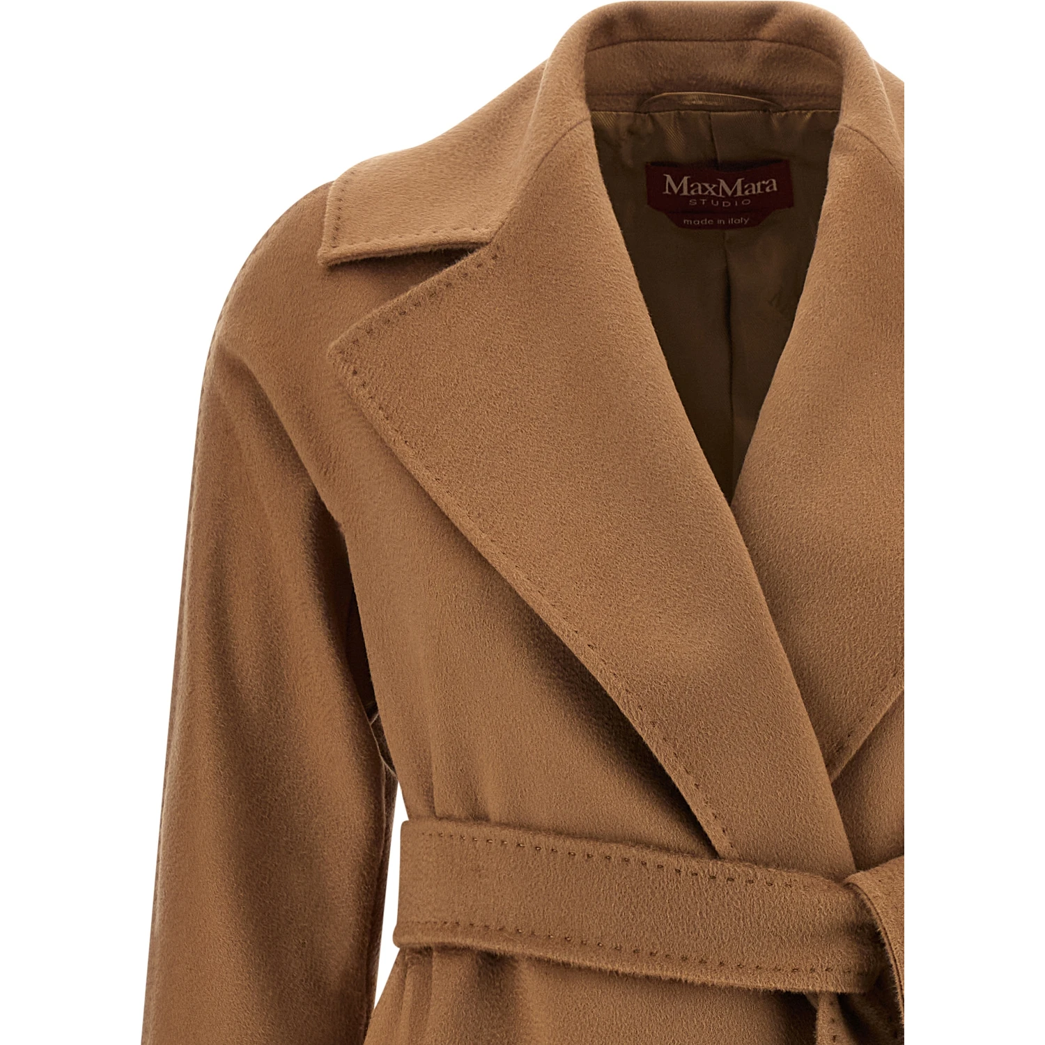 Brown Virgin Wool Coat