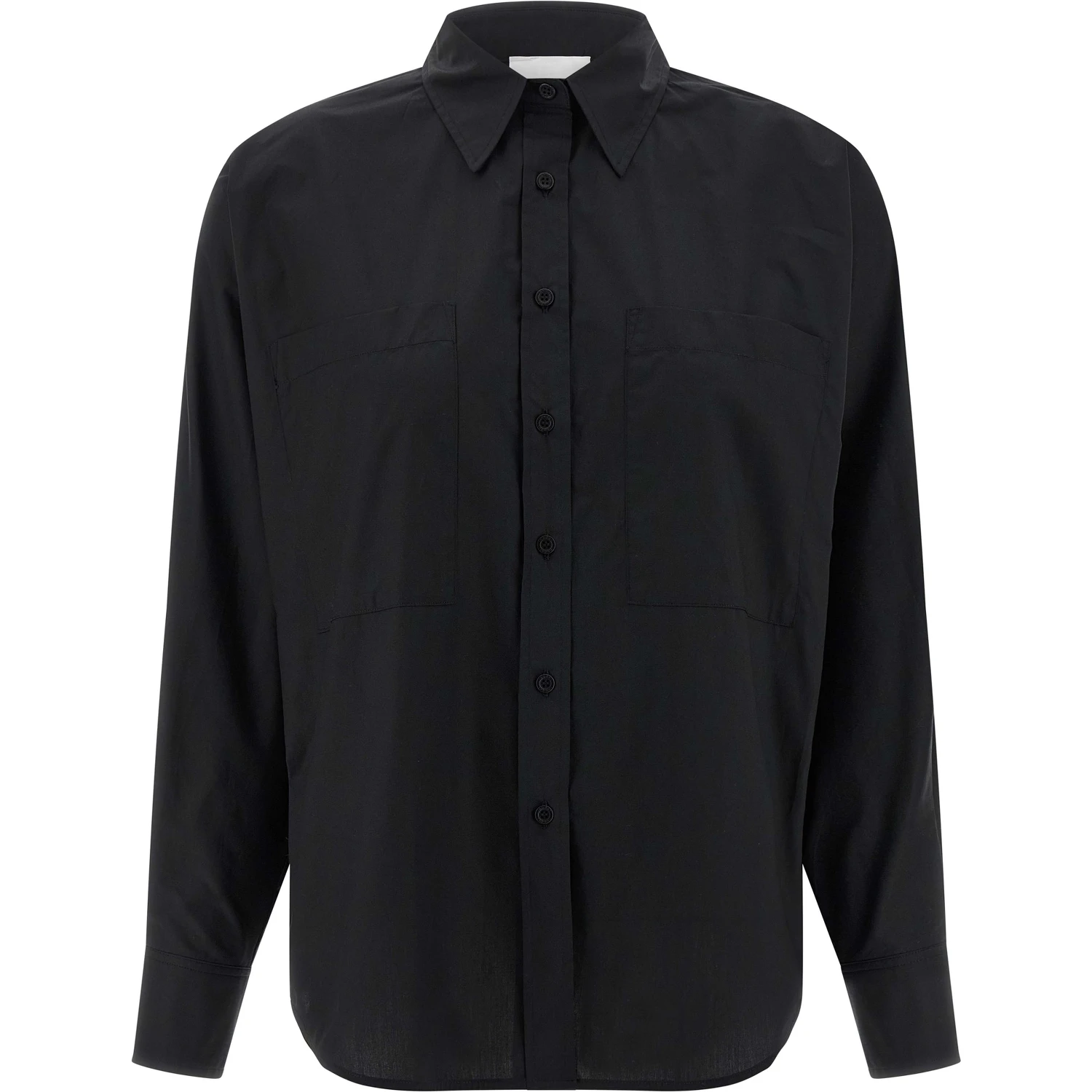 Black Cotton Blouse