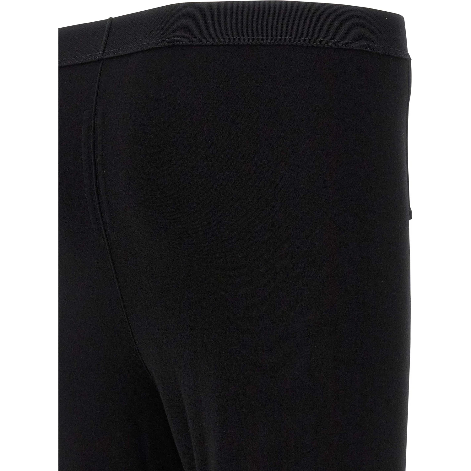 Black Wool Leggings